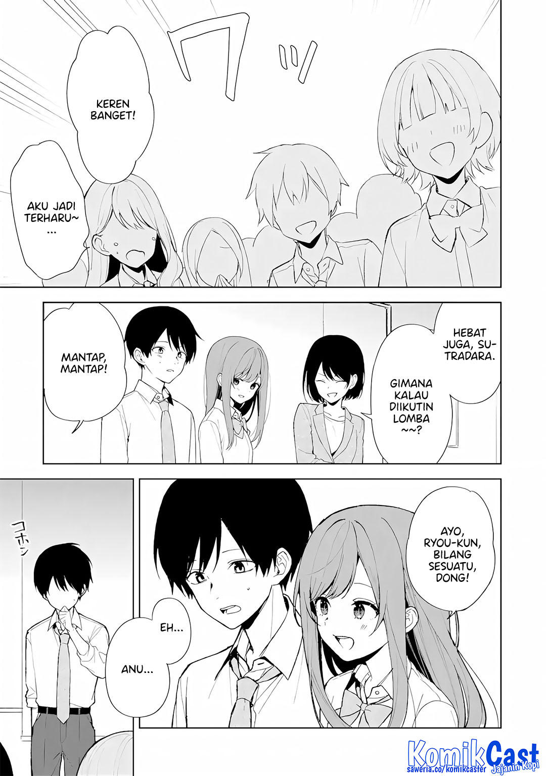 Chikan Saresou ni Natteiru S-kyuu Bishoujo wo Tasuketara Tonari no Seki no Osanajimi datta Chapter 85 Gambar 11
