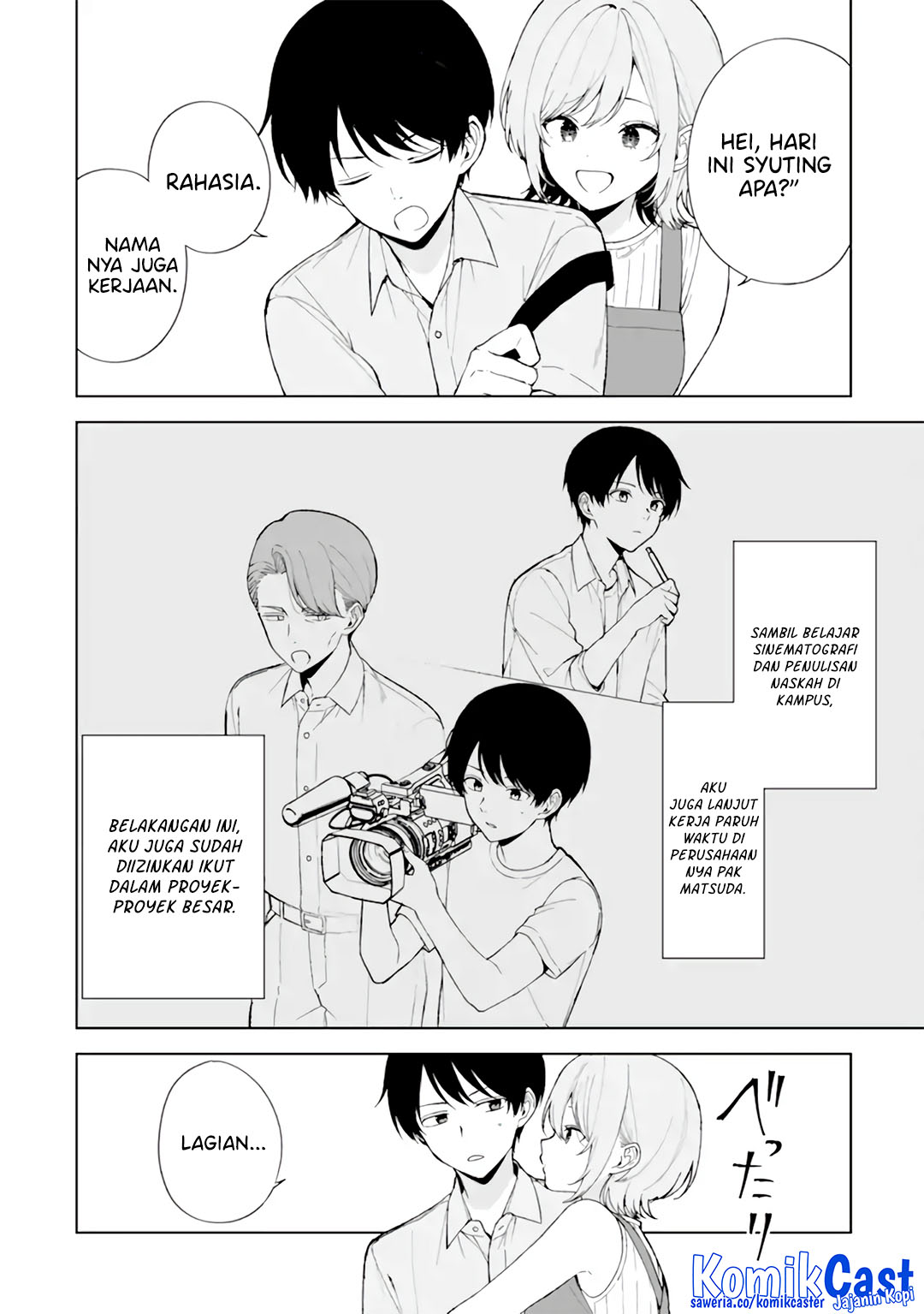Chikan Saresou ni Natteiru S-kyuu Bishoujo wo Tasuketara Tonari no Seki no Osanajimi datta Chapter 90.5 END Gambar 3