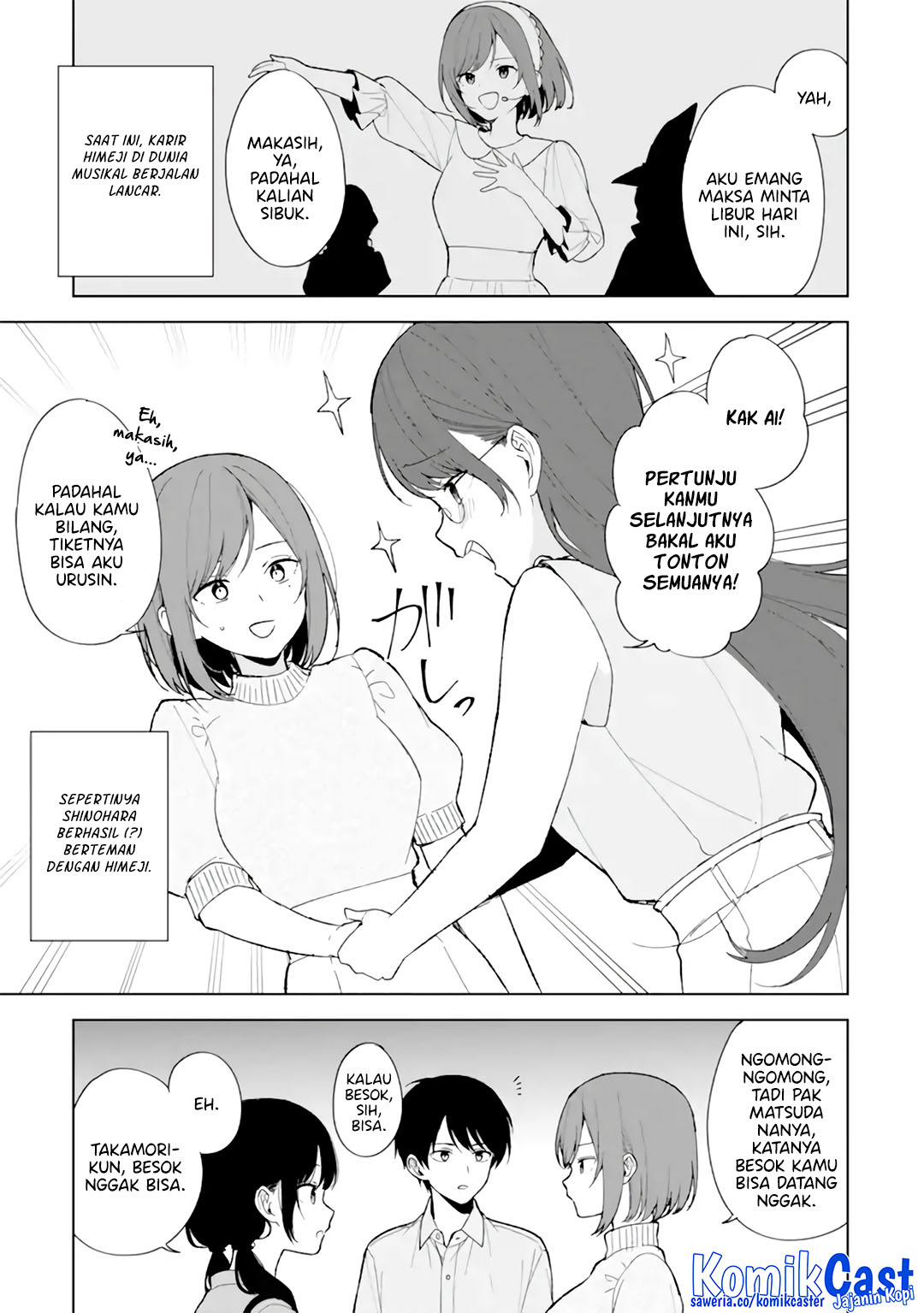 Chikan Saresou ni Natteiru S-kyuu Bishoujo wo Tasuketara Tonari no Seki no Osanajimi datta Chapter 90.5 END Gambar 6