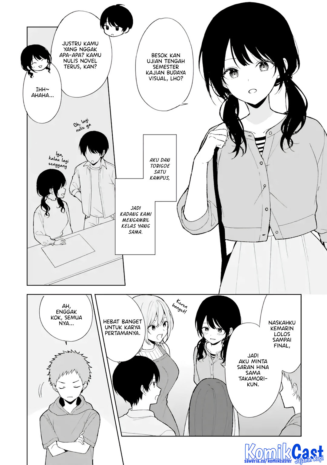 Chikan Saresou ni Natteiru S-kyuu Bishoujo wo Tasuketara Tonari no Seki no Osanajimi datta Chapter 90.5 END Gambar 7
