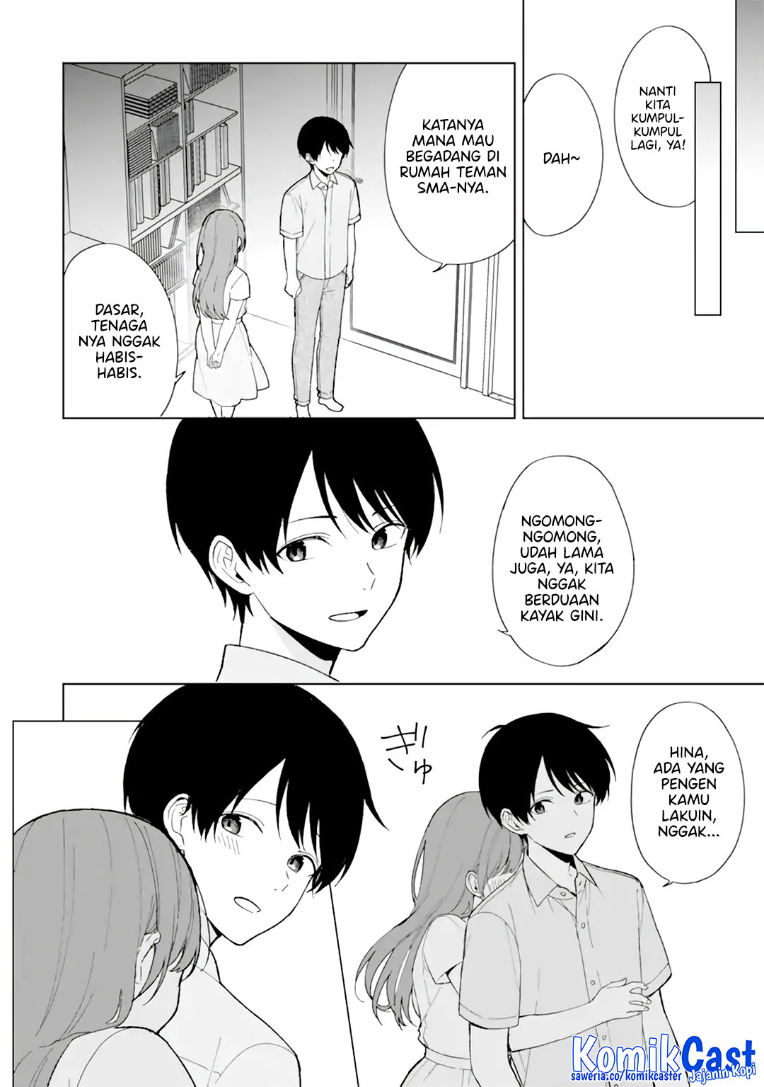 Chikan Saresou ni Natteiru S-kyuu Bishoujo wo Tasuketara Tonari no Seki no Osanajimi datta Chapter 90.5 END Gambar 11