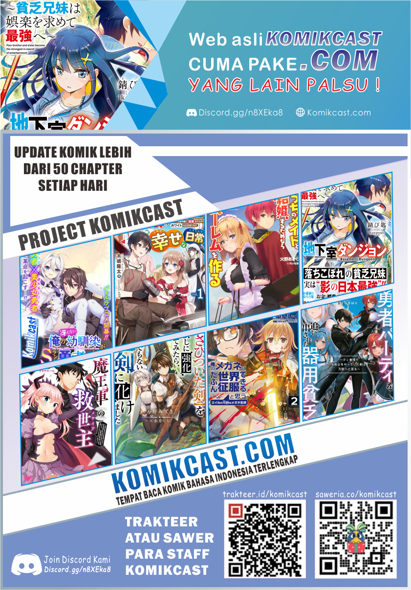 Chikashitsu Dungeon: Binbou Kyoudai wa Goraku o Motomete Saikyou e Chapter 06 Gambar 22