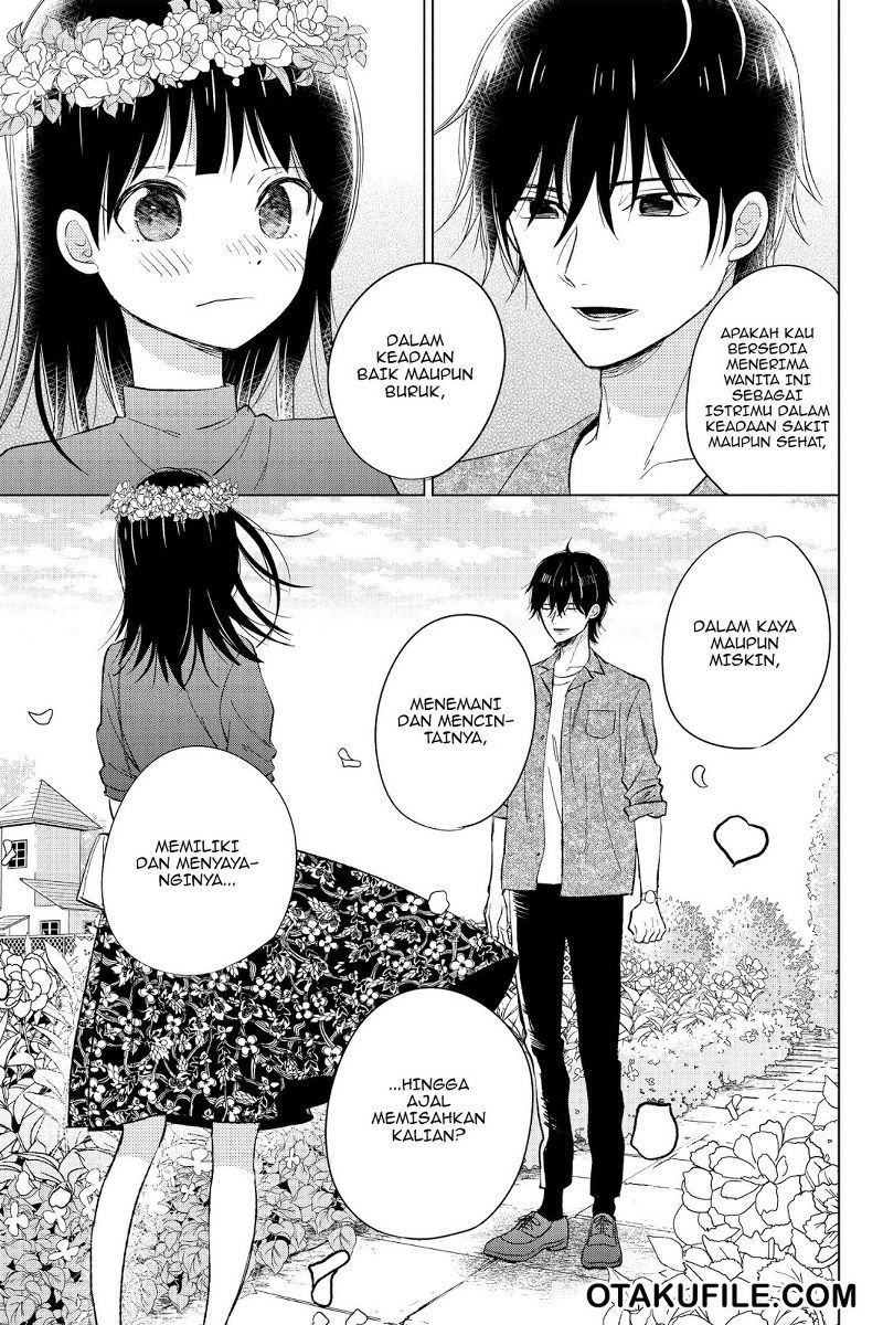 Chikyuu no Owari wa Koi no Hajimari Chapter 20 - End Gambar 22