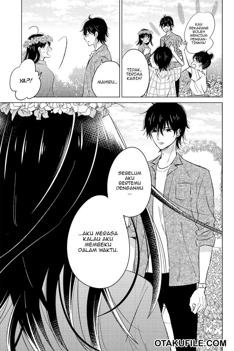 Chikyuu no Owari wa Koi no Hajimari Chapter 20 - End Gambar 24