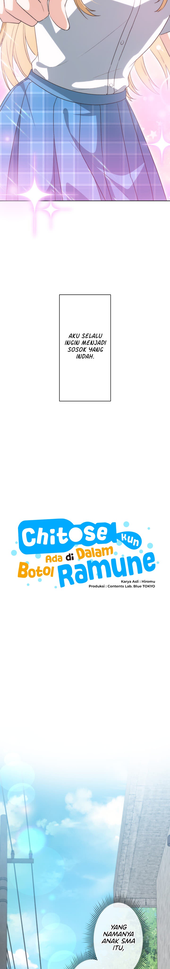 Chitose-kun wa Ramune Bin no Naka (Webtoon) Chapter 01 Gambar 4