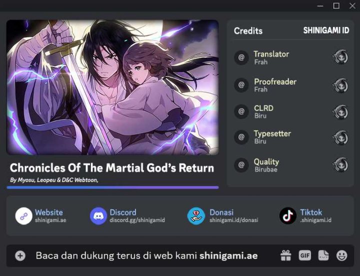 Chronicles Of The Martial God’s Return Chapter 75 Gambar 1