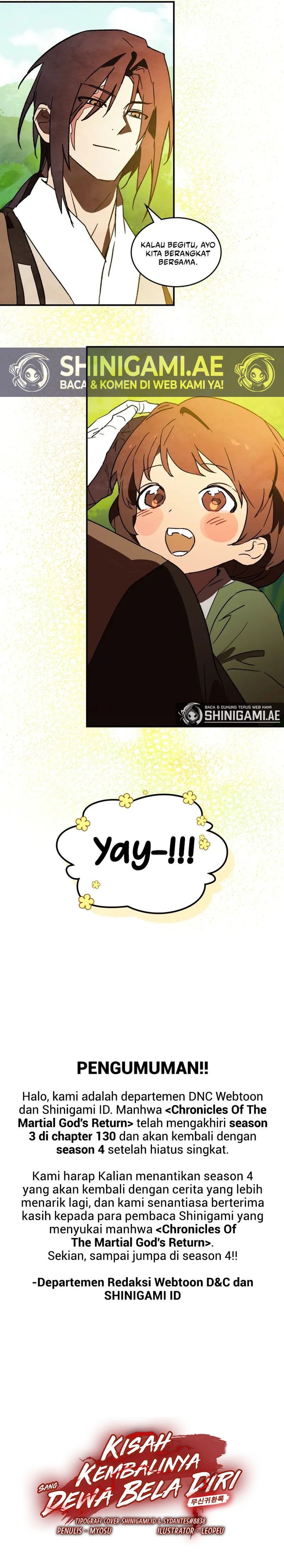 Chronicles Of The Martial God’s Return Chapter 130 S3 End Gambar 29