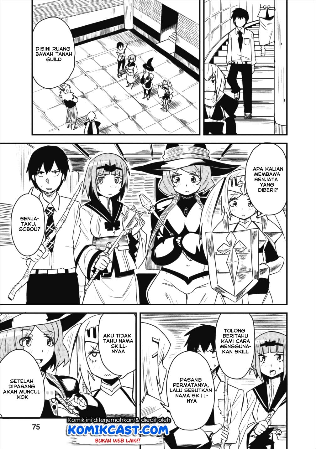 Class-goto Shuudan Teni Shimashita ga, ichiban Tsuyoi Ore wa Saijaku no Shounin ni Gisouchuu Chapter 03 Gambar 10