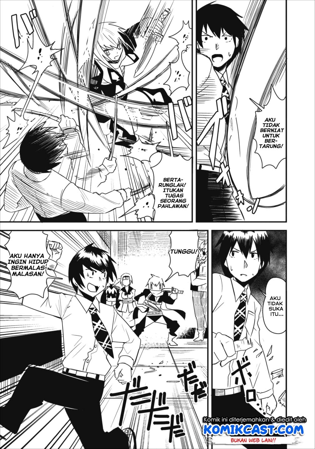 Class-goto Shuudan Teni Shimashita ga, ichiban Tsuyoi Ore wa Saijaku no Shounin ni Gisouchuu Chapter 03 Gambar 22