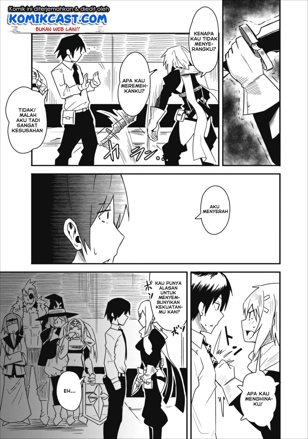 Class-goto Shuudan Teni Shimashita ga, ichiban Tsuyoi Ore wa Saijaku no Shounin ni Gisouchuu Chapter 03 Gambar 24