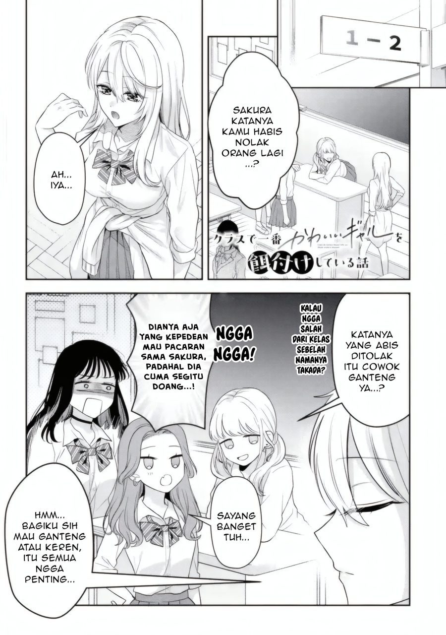 Class de Ichiban Kawaii Gal wo Ezuke Shiteiru Hanashi Chapter 07.1 Gambar 2