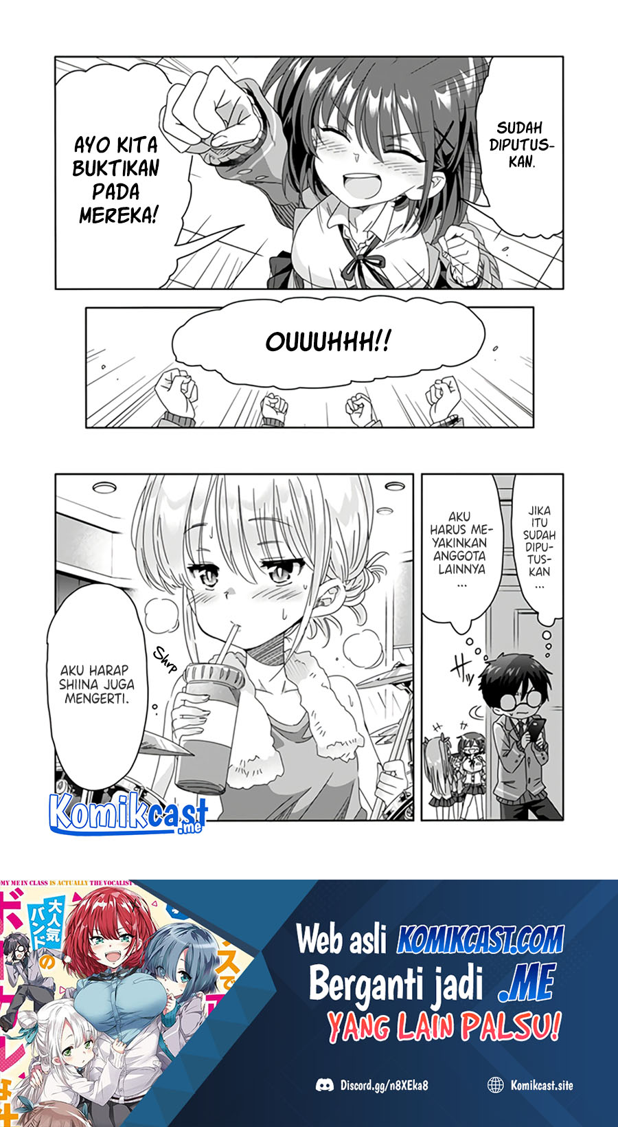 Class de Inkya no Ore ga Jitsu wa Daininki Band no Vocal na Ken Chapter 13 Gambar 17