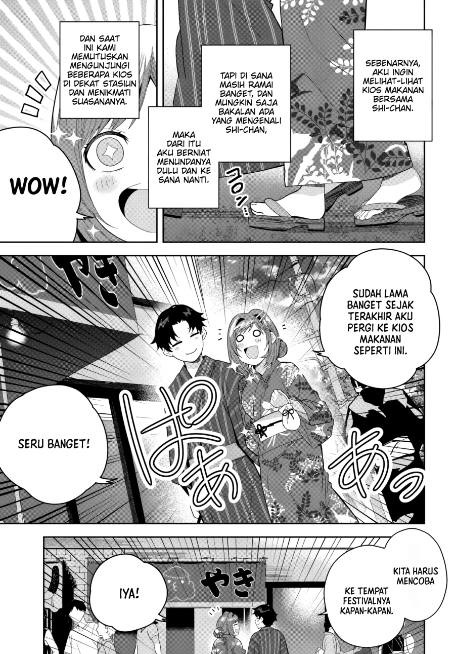 Classmate no Moto Idol ga, Tonikaku Kyodou Fushin Nan desu Chapter 23 Gambar 8