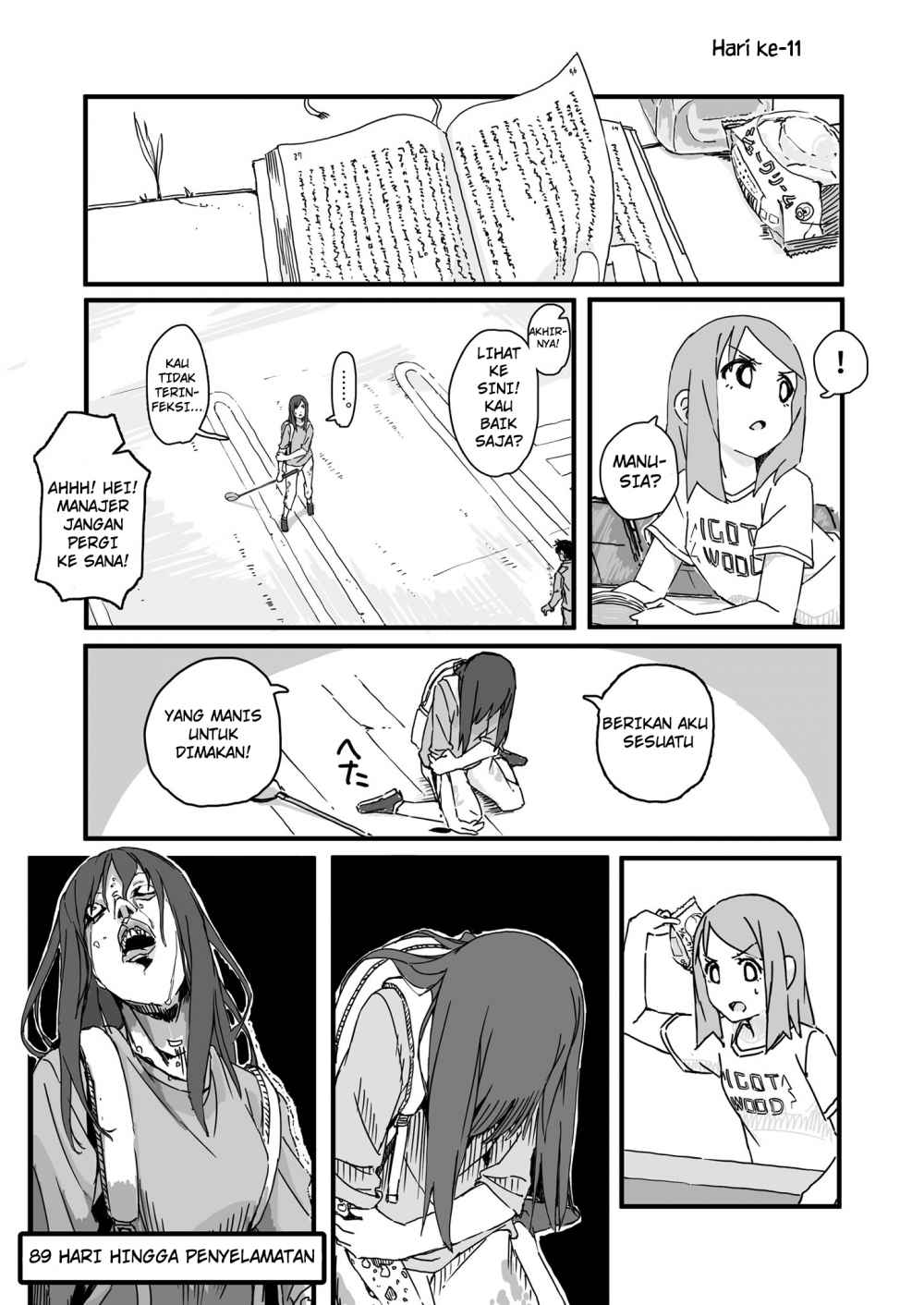 Convenience Store of the Dead ~The Convenience Store Clerk Will Get Rescued in 100 Days~ Chapter 11 Gambar 1