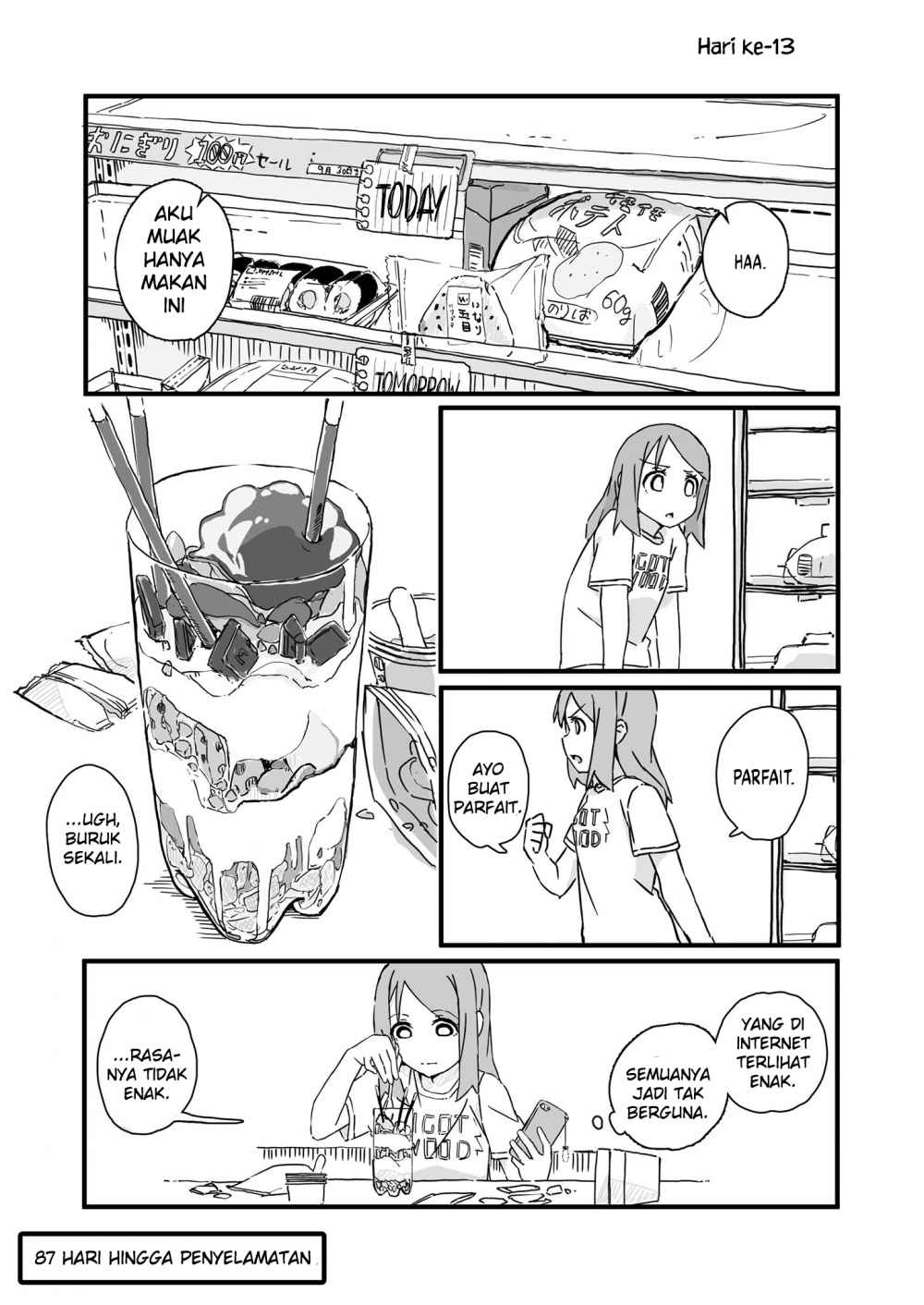 Convenience Store of the Dead ~The Convenience Store Clerk Will Get Rescued in 100 Days~ Chapter 13 Gambar 1