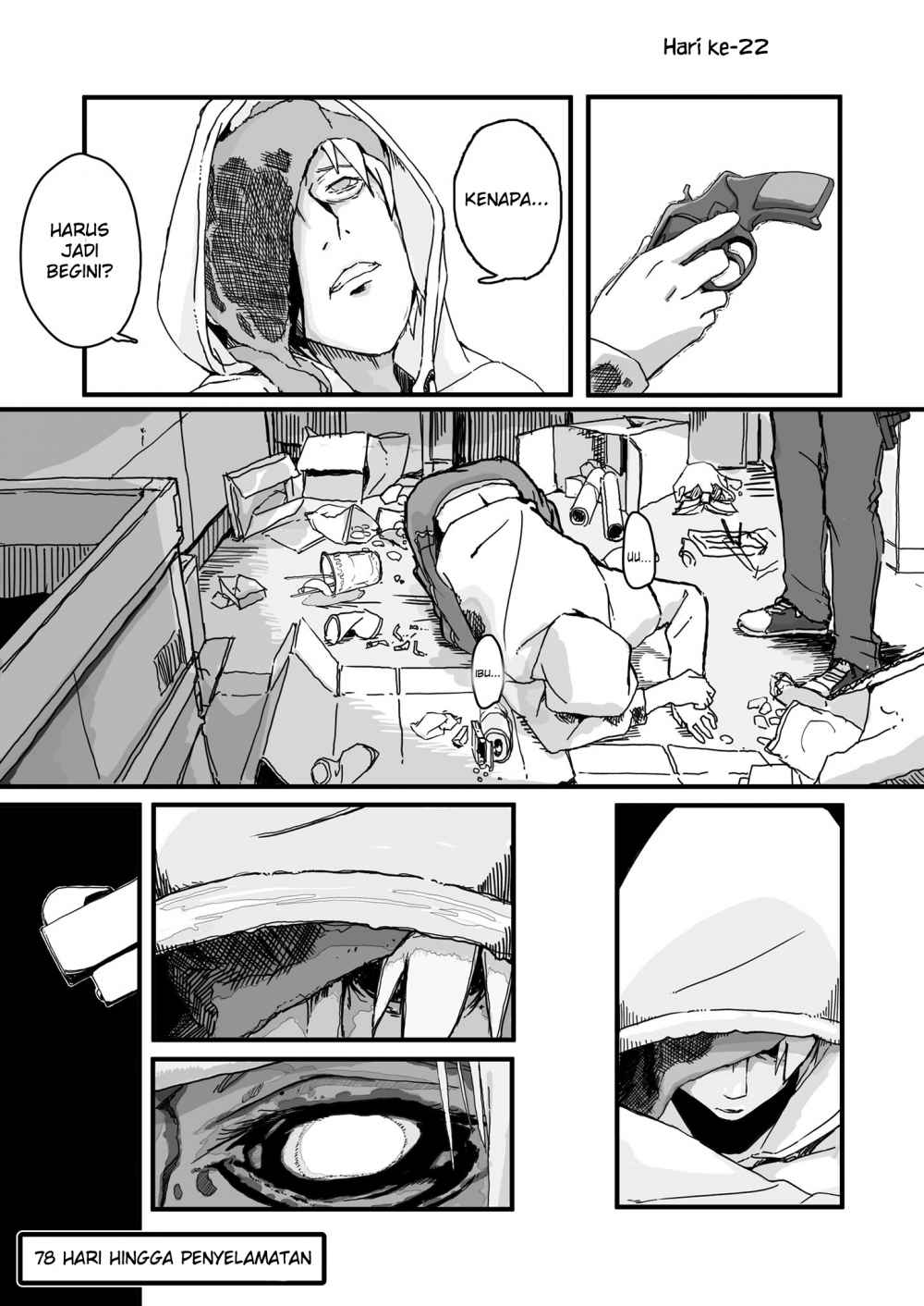 Convenience Store of the Dead ~The Convenience Store Clerk Will Get Rescued in 100 Days~ Chapter 22 Gambar 1
