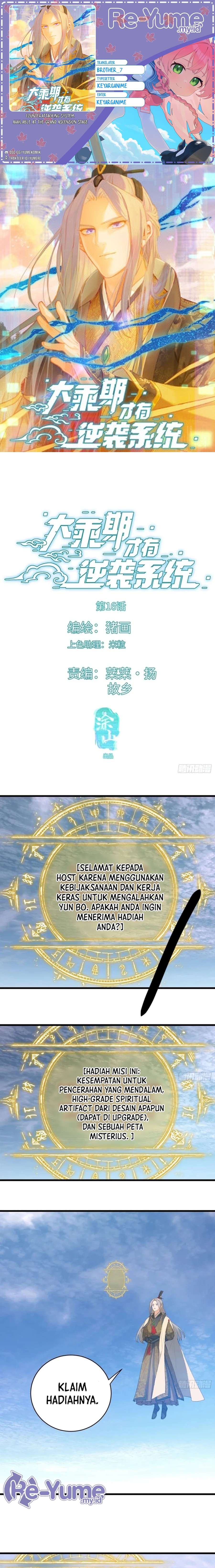 Counterattacking System Available At The Grand Ascension Stage Chapter 16 Gambar 1