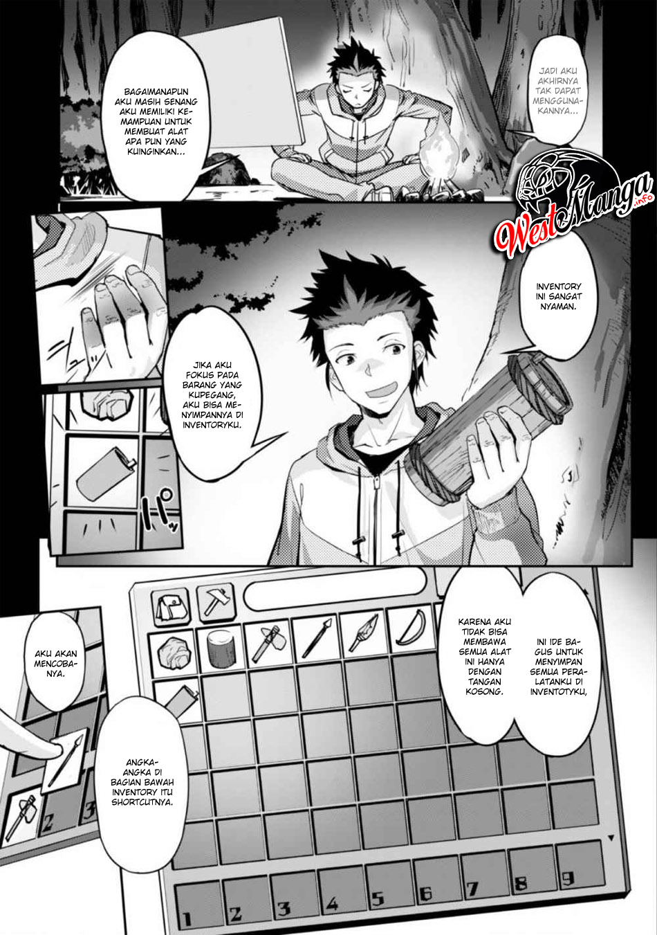 Craft Game no Nouryoku de Isekai Kouryaku!! Chapter 01.2 Gambar 3