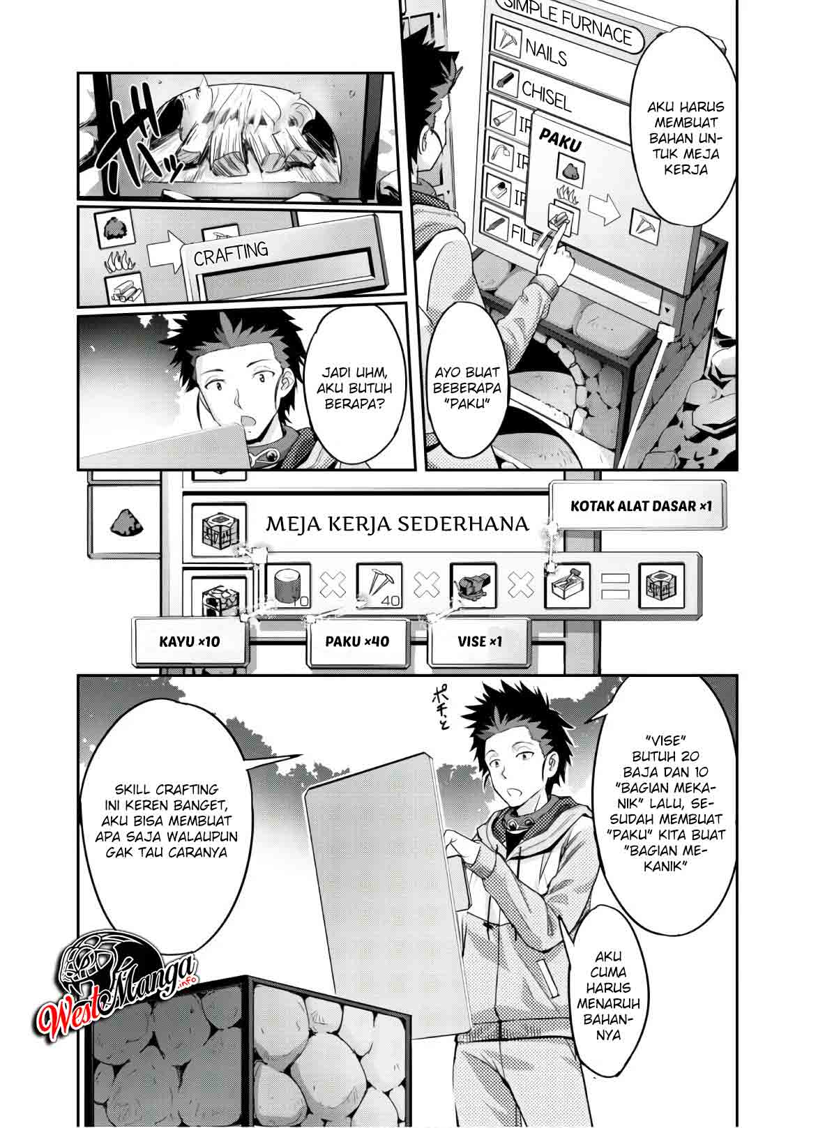 Craft Game no Nouryoku de Isekai Kouryaku!! Chapter 04 Gambar 4