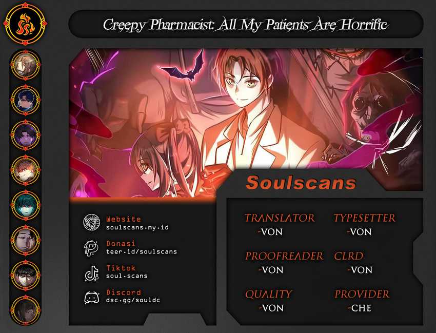 Creepy Pharmacist: All My Patients Are Horrific Chapter 24 Gambar 1