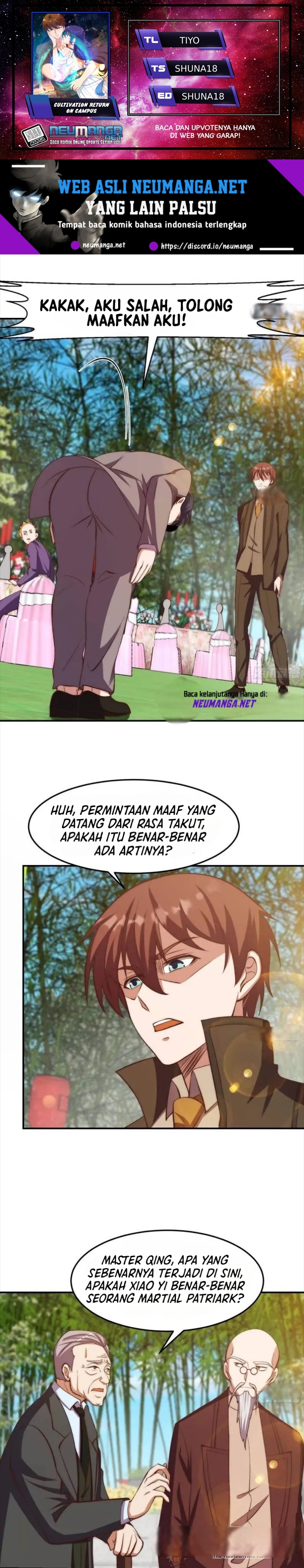 Cultivation Return on Campus Chapter 371 Gambar 1