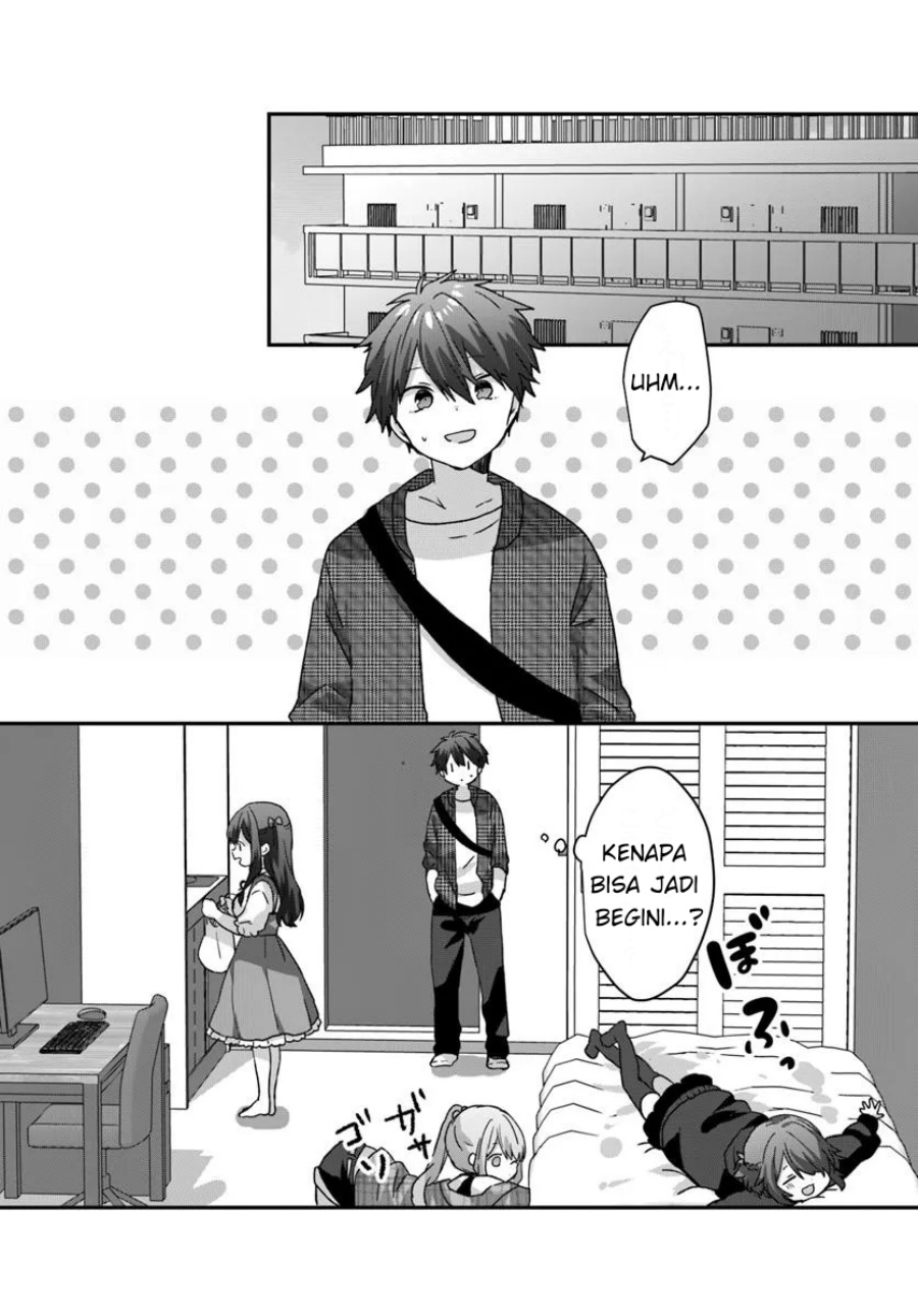 Daigaku Nyuugakuji Kara Uwasa Sareteita Bishoujo San Shimai, Ikiwakareteita Gimai Datta. Chapter 02.2 Gambar 2