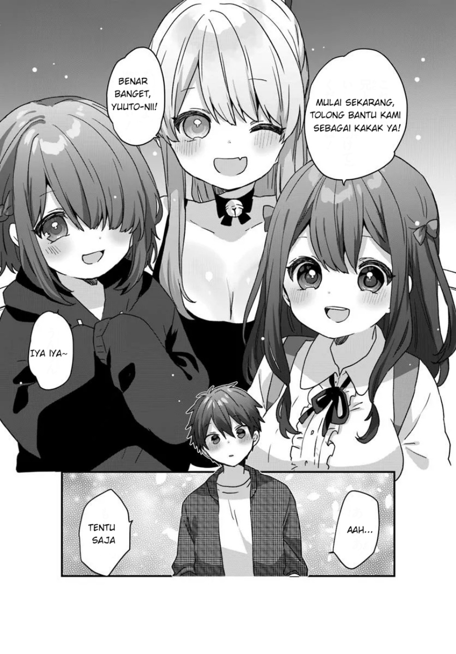 Daigaku Nyuugakuji Kara Uwasa Sareteita Bishoujo San Shimai, Ikiwakareteita Gimai Datta. Chapter 02.2 Gambar 12