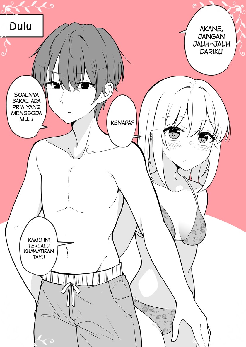 Daily Life of a Couple in Which the Boyfriend Became a Girl One Day Chapter 24 Gambar 1
