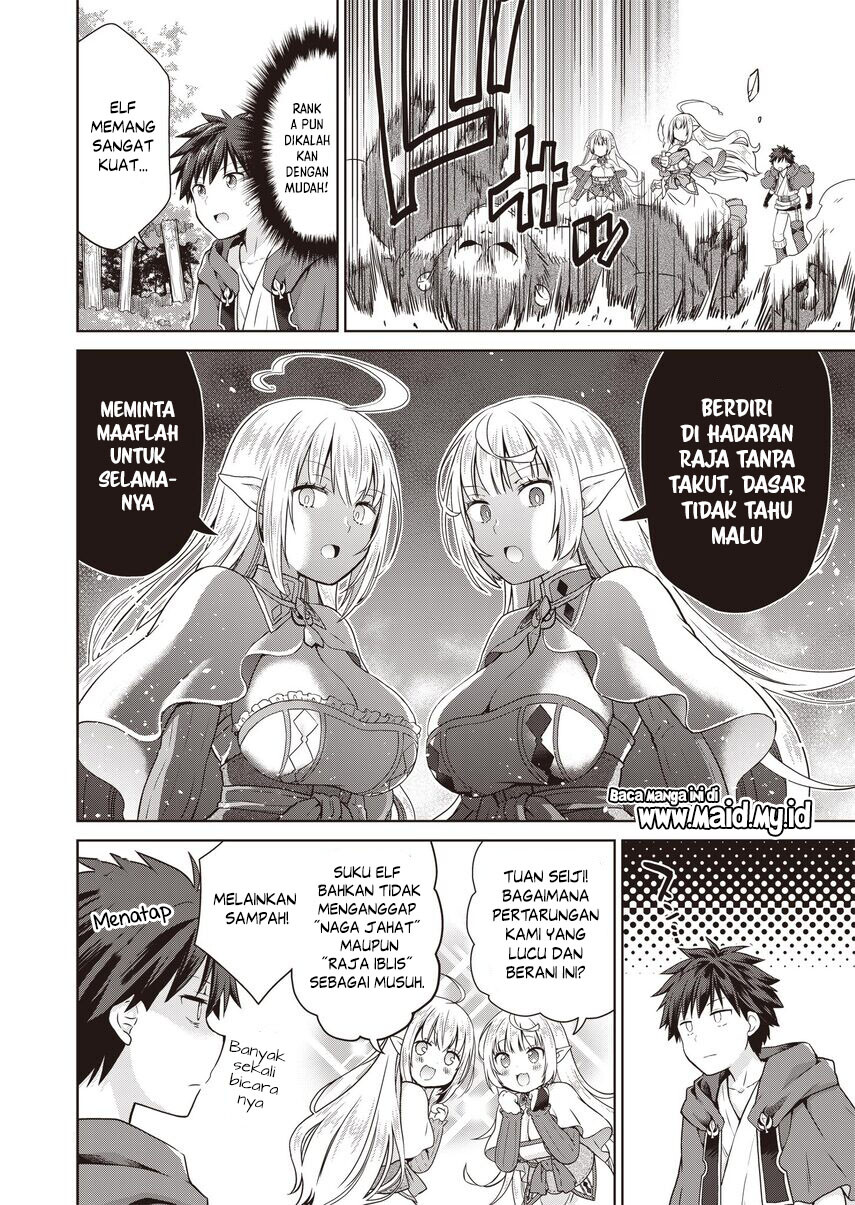 Dakara Katte Ni Yusha Toka Hao Ni Nintei Sun No Yamero Yo! Elf Zoku Mo Kokuo Sama Mo Hirefusu Hodo Ore Ha Idaina Yakuwarirashi Chapter 02 Gambar 6