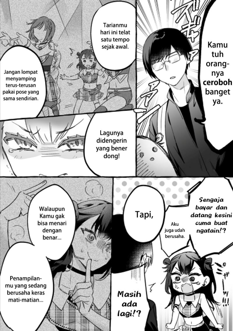 Damedol to Sekai ni Hitori Dake no Fan Chapter 01 Gambar 3