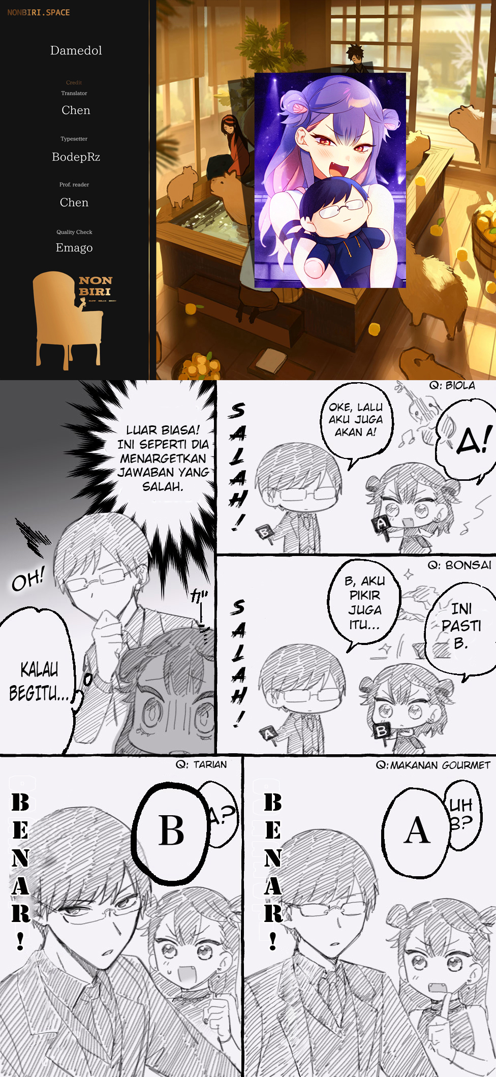 Damedol to Sekai ni Hitori Dake no Fan Chapter 02.3 Gambar 1