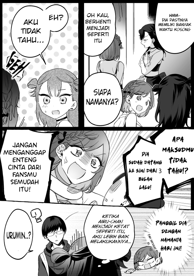 Damedol to Sekai ni Hitori Dake no Fan Chapter 03 Gambar 2