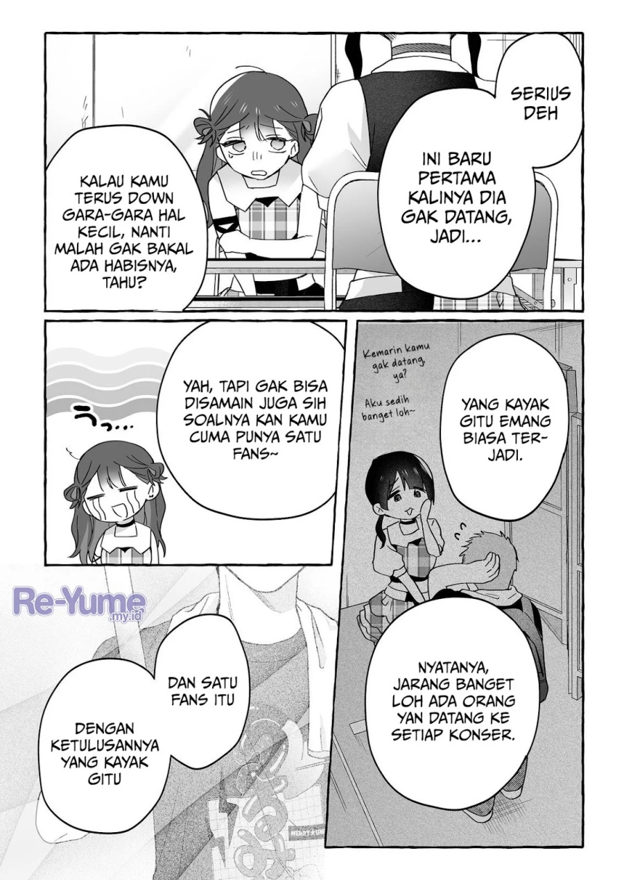 Damedol to Sekai ni Hitori Dake no Fan (Serialization) Chapter 41 Gambar 11
