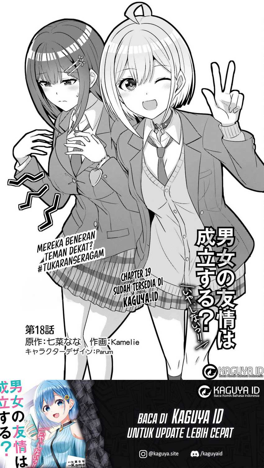 Danjou no Yuujou wa Seiritsu Suru? (Iya, Shinai!!) Chapter 18 Gambar 2