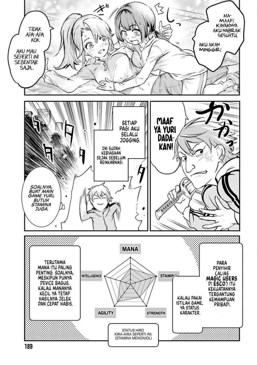 Danshi Kinsei Game Sekai de Ore ga Yarubeki Yuiitsu no Koto – Yuri no Ma ni Hasamaru Otoko to Shite Tensei shite shimaimashita Chapter 02 Gambar 38