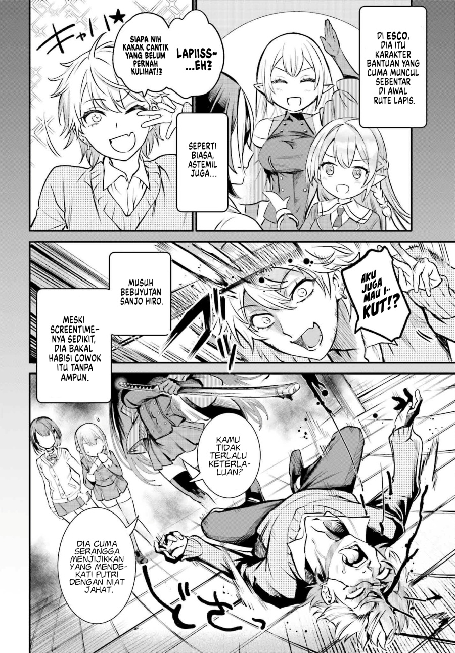 Danshi Kinsei Game Sekai de Ore ga Yarubeki Yuiitsu no Koto – Yuri no Ma ni Hasamaru Otoko to Shite Tensei shite shimaimashita Chapter 03 Gambar 15