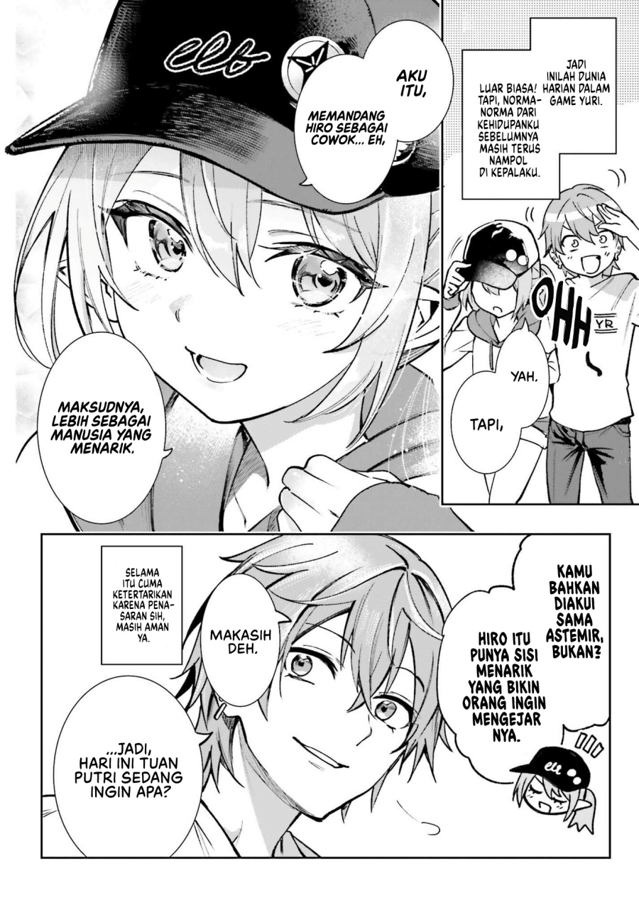 Danshi Kinsei Game Sekai de Ore ga Yarubeki Yuiitsu no Koto – Yuri no Ma ni Hasamaru Otoko to Shite Tensei shite shimaimashita Chapter 07 Gambar 7