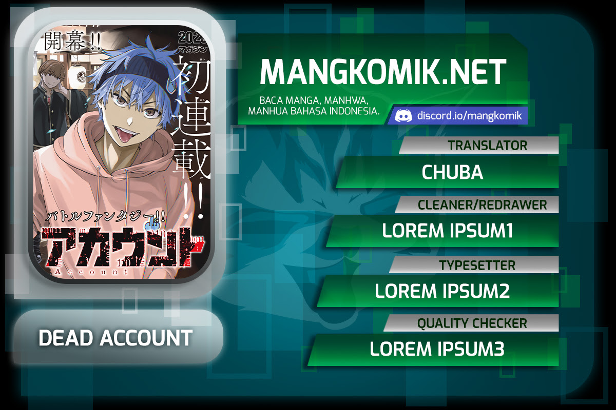 Dead Account Chapter 02 Gambar 1