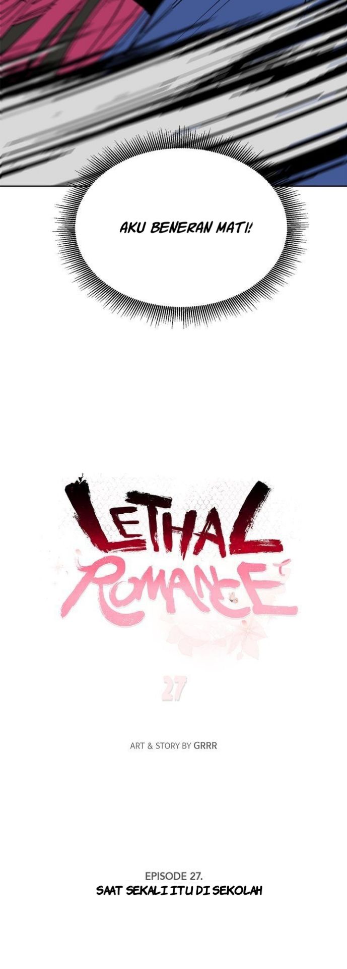 Deadly VS Romance (Lethal Romance) Chapter 27 Gambar 2