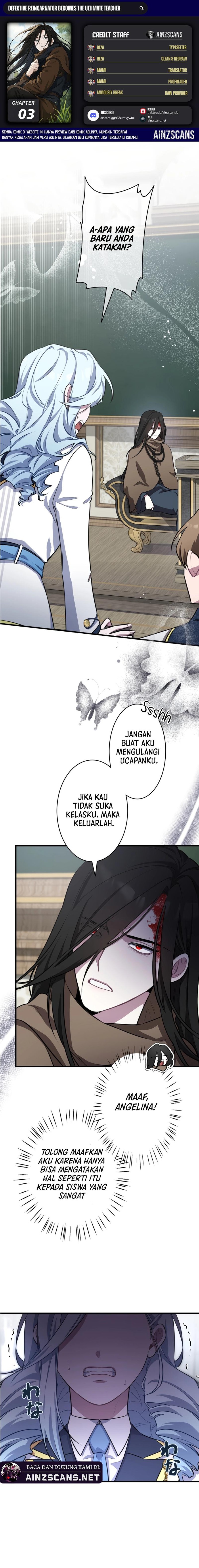 Defective Reincarnator Becomes The Ultimate Teacher Chapter 03 Gambar 1
