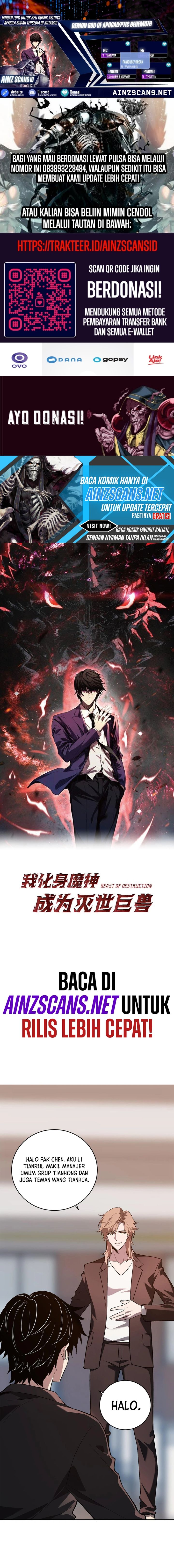 Demon God of Apocalyptic Behemoth Chapter 11 Gambar 1