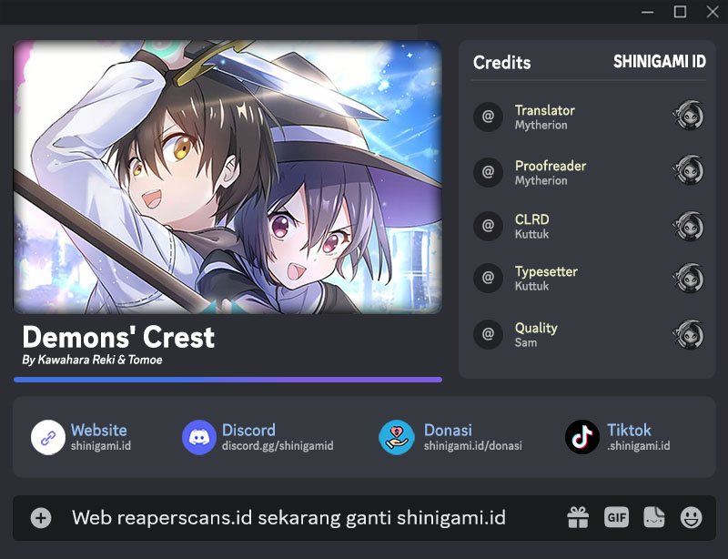Demons’ Crest Chapter 17 Gambar 1