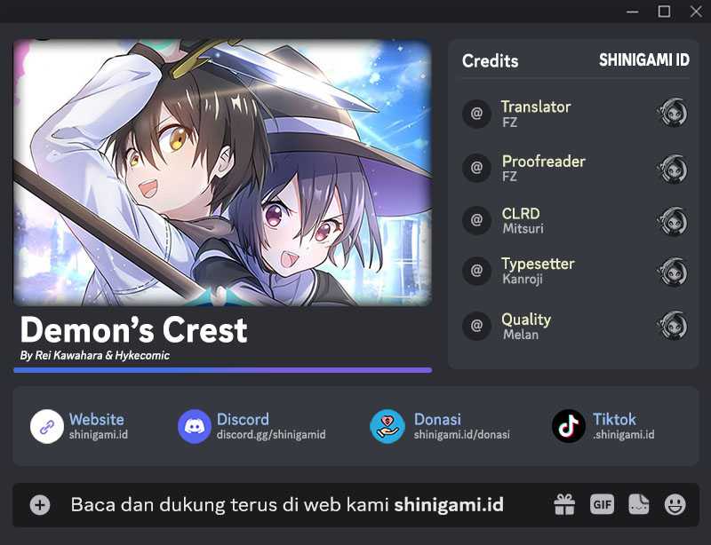 Demons’ Crest Chapter 21 Gambar 1