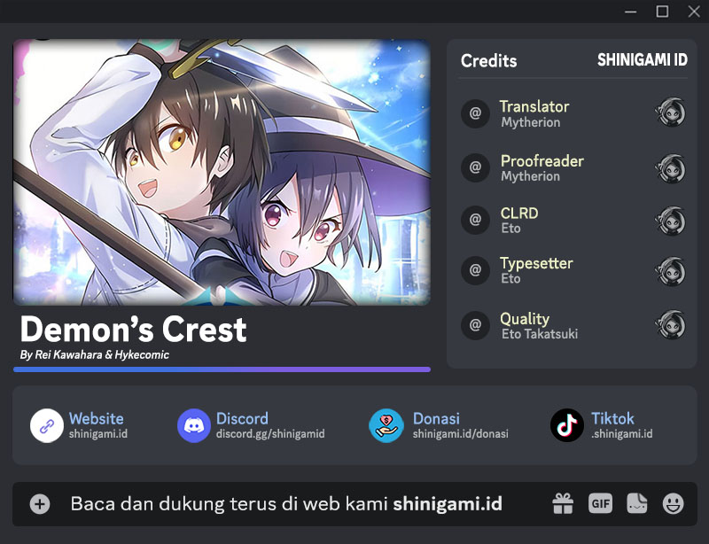 Demons’ Crest Chapter 30 Gambar 1