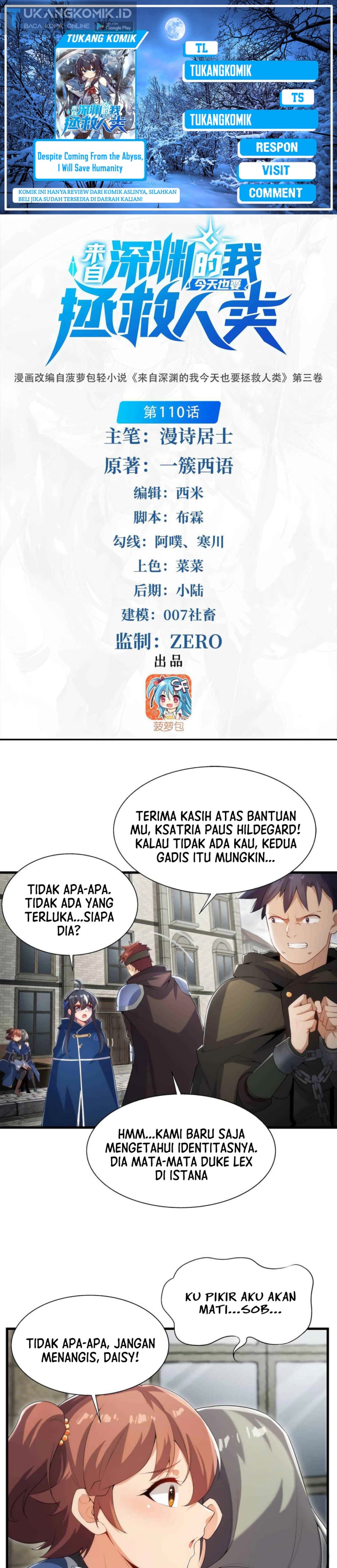 Despite Coming From The Abyss, I Will Save Humanity Chapter 110 Gambar 1