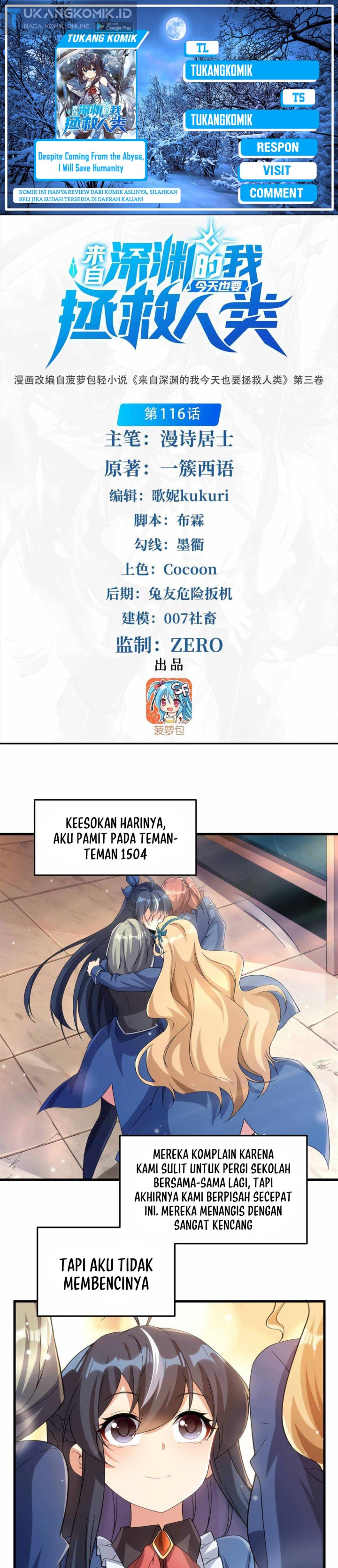 Despite Coming From The Abyss, I Will Save Humanity Chapter 116 Gambar 1