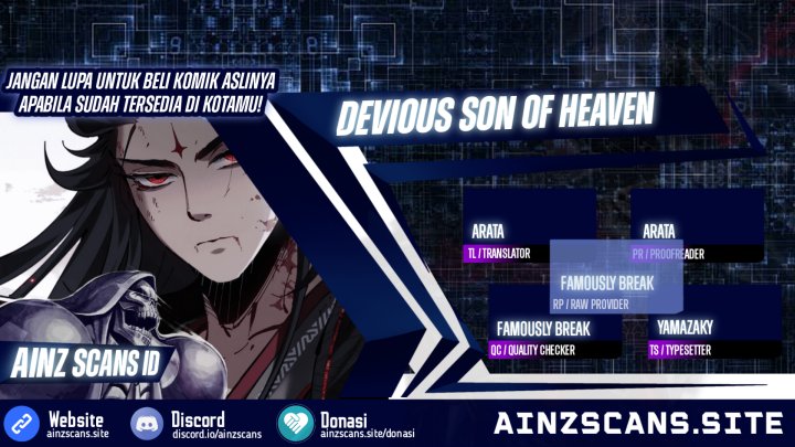 Devious Son Of Heaven Chapter 01 Gambar 1