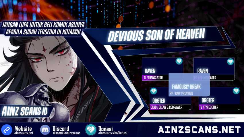 Devious Son Of Heaven Chapter 32 Gambar 1