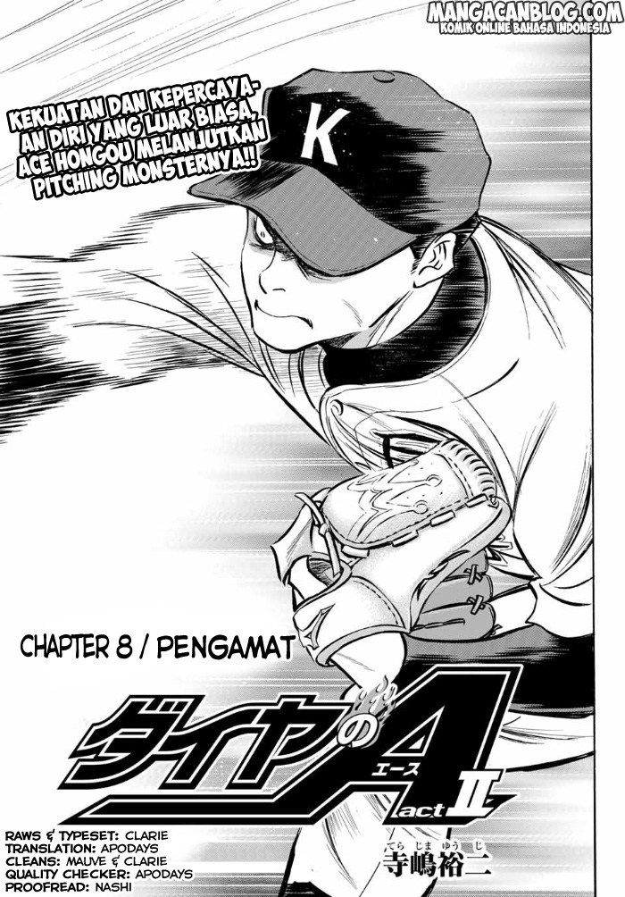 Diamond no Ace Act 2 Chapter 08 Gambar 1