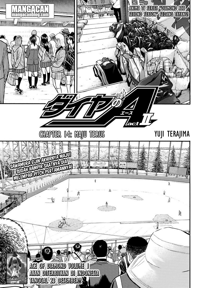 Diamond no Ace Act 2 Chapter 14 Gambar 1